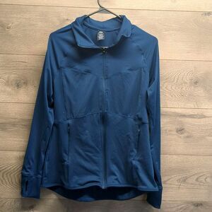 Champion Athletic Exercise Stretch Full Zip Up Jacket Women's Size Large